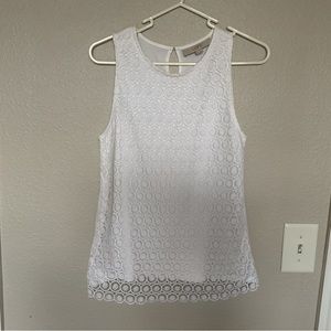 Loft lace tank top
